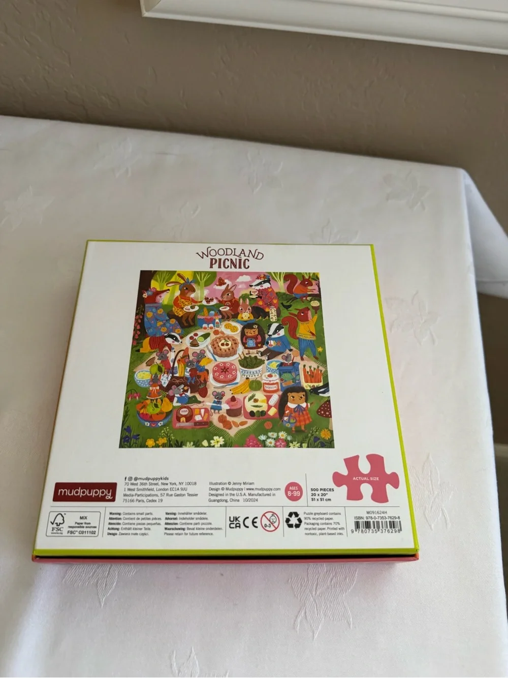 Mudpuppy 500-piece jigsaw puzzle set of 2 NWT - Picture 6 of 7